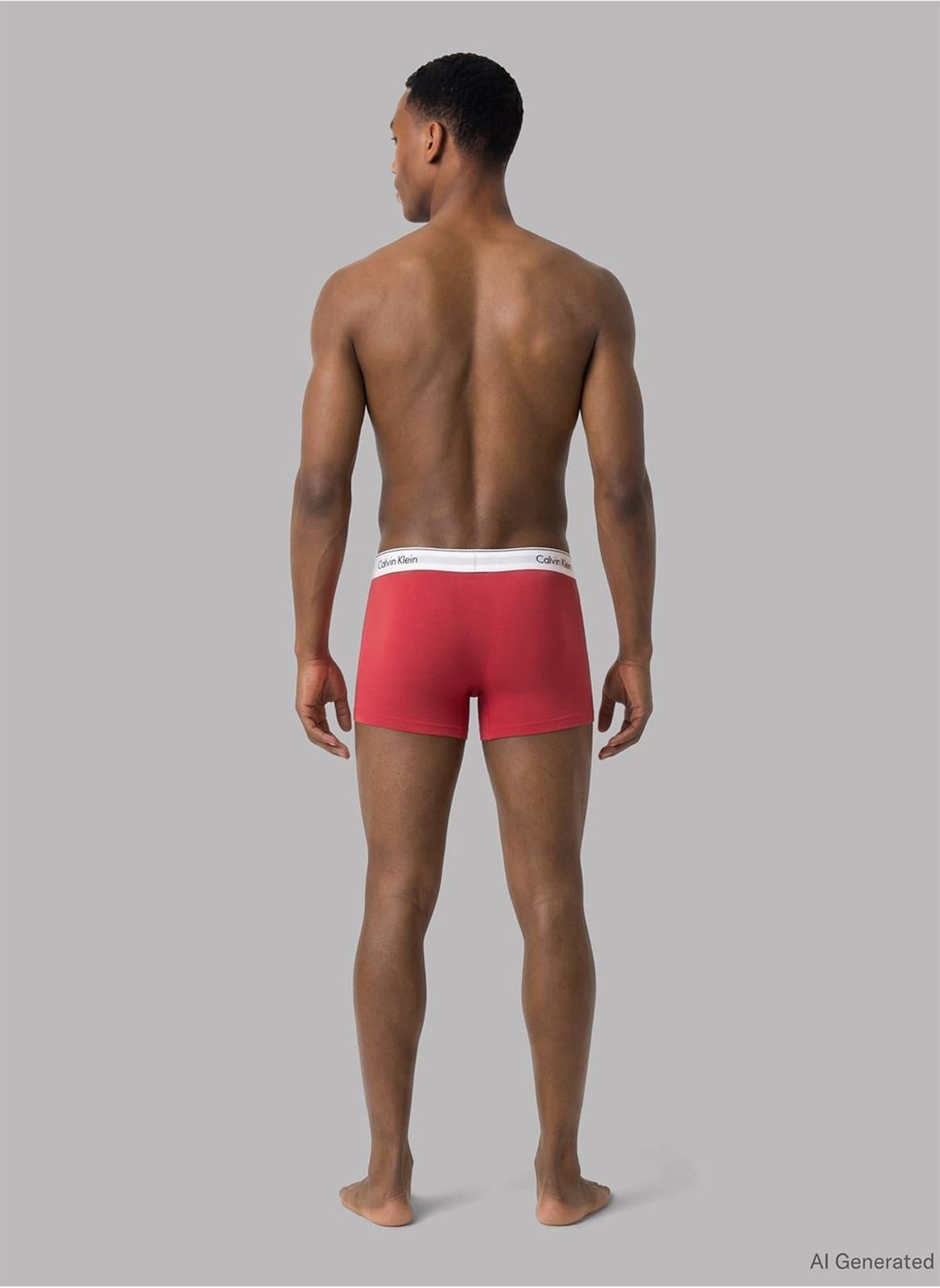 Pack 3 boxer Calvin Klein LV00NB4389 4UV misty grey/diamond shoreline/p - Imagen 3