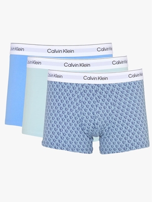 Pack 3 boxer Calvin Klein LV00NB4392 VWS glacier,pl mngr, stern bl - Imagen 1