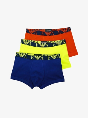 Pack 3 boxer Emporio Armani 111357 3F715 09151 ruggin/lime/inchiost - Imagen 1