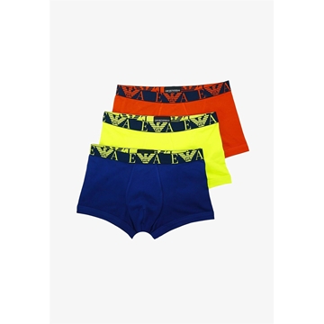Pack 3 boxer Emporio Armani 111357 3F715 09151 ruggin/lime/inchiost - Imagen 1