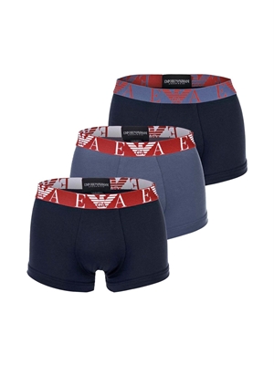 Pack 3 boxer Emporio Armani EM000259 AF10778 MB140 armani blue/vintage  indi/blue - Imagen 1