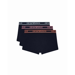 Pack 3 boxer EMPORIO ARMANI EM000259 AF20669 MB139 ar.blue/ar.blue/ar.blue - Imagen 1