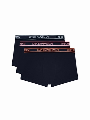 Pack 3 boxer EMPORIO ARMANI EM000259 AF20669 MB139 ar.blue/ar.blue/ar.blue - Imagen 1