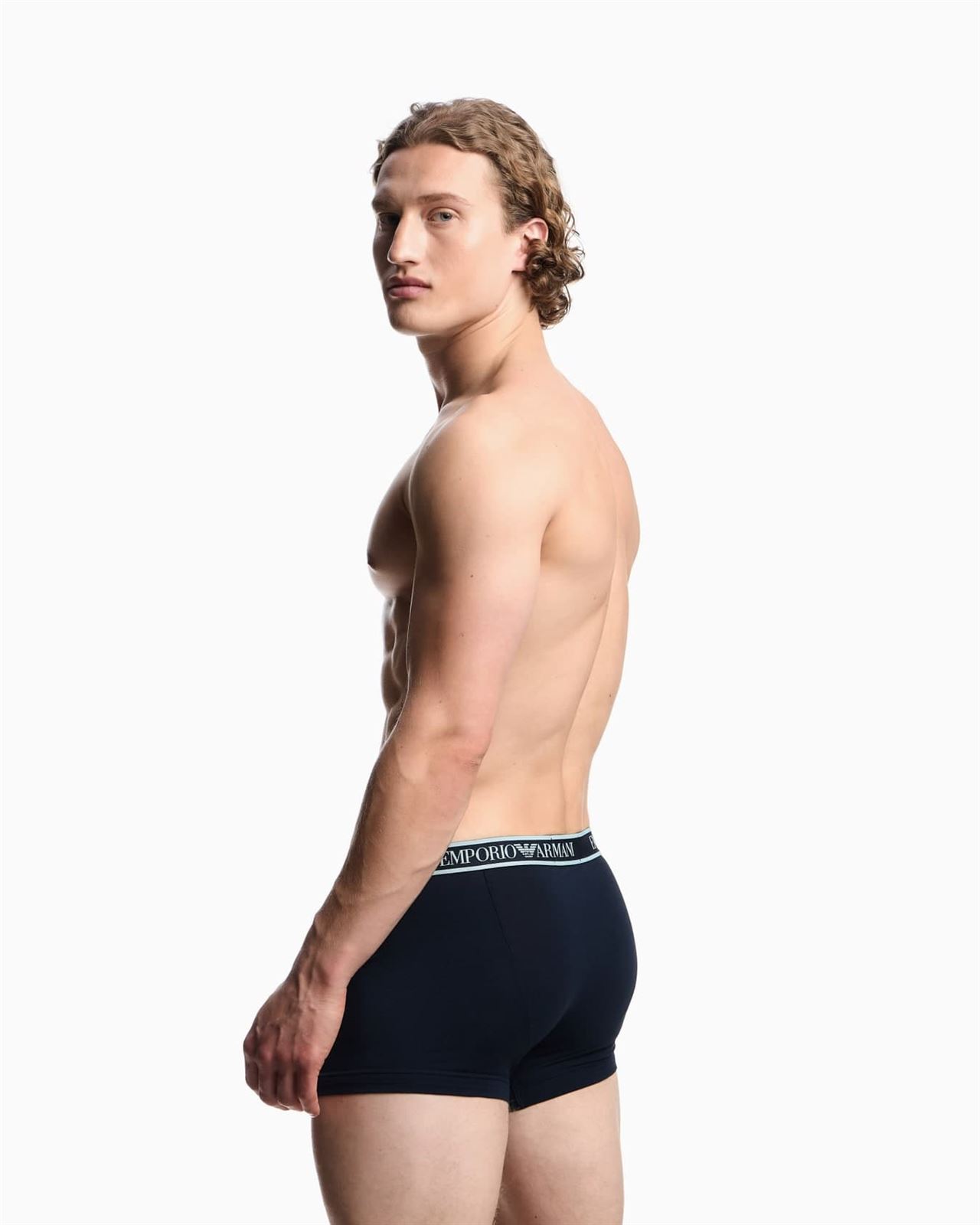 Pack 3 boxer EMPORIO ARMANI EM000259 AF20669 MB139 ar.blue/ar.blue/ar.blue - Imagen 4