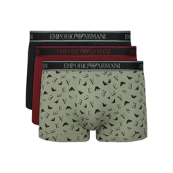 Pack 3 boxer EMPORIO ARMANI EM000259 AF25019 M5155 brick/leaf-blk/ blak - Imagen 1