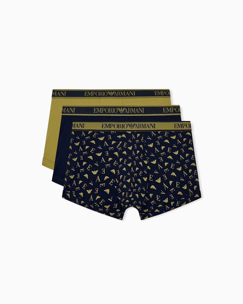 Pack 3 boxer EMPORIO ARMANI EM000259 AF25019 MB242 blu/blu moss/moss - Imagen 1
