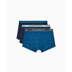 Pack 3 boxer EMPORIO ARMANI EM000259 AF25019 MB676 blue/oct blue/blue - Imagen 1