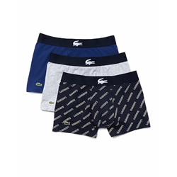 Pack 3 boxer LACOSTE 5H1774 00 BCK negro - Imagen 1