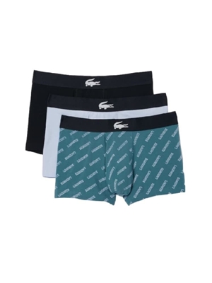 Pack 3 Boxer Lacoste 5H1774 00 IJR hydro/noir phoenix - Imagen 1