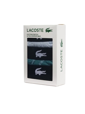 Pack 3 Boxer Lacoste 5H1774 00 IJR hydro/noir phoenix - Imagen 2