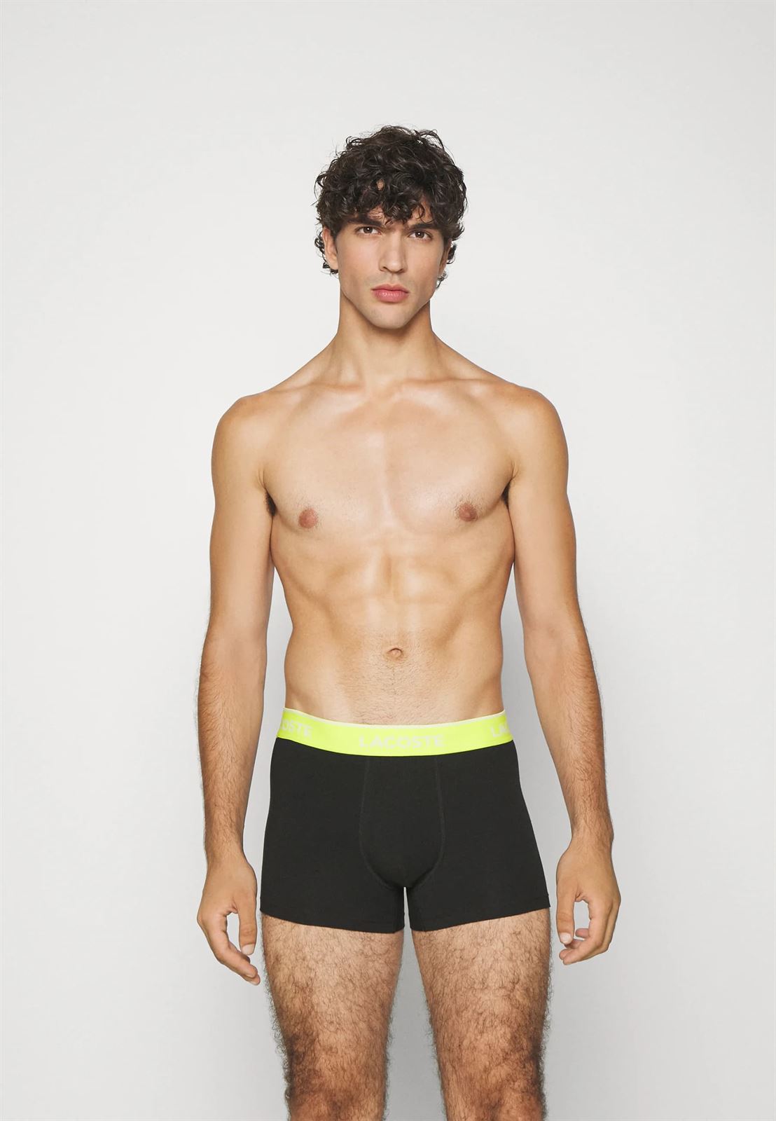 Pack 3 boxer Lacoste 5H3401 00 IZA noir/anse - Imagen 3