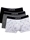 Pack 3 boxer LACOSTE 5H3411 00 VDP noir/bitume chine-argent - Imagen 1