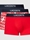 Pack 3 boxer Lacoste 5H5994 00 528 ROUGE/MARINE - Imagen 1