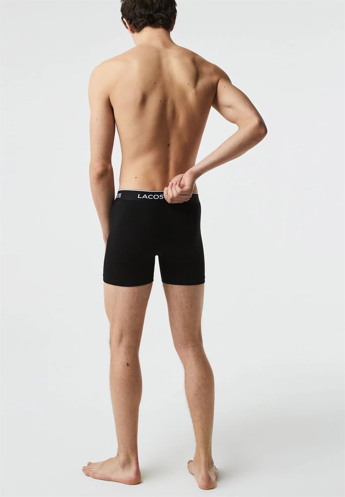 Pack 3 boxer Lacoste 6H3420 00 031 noir - Imagen 3