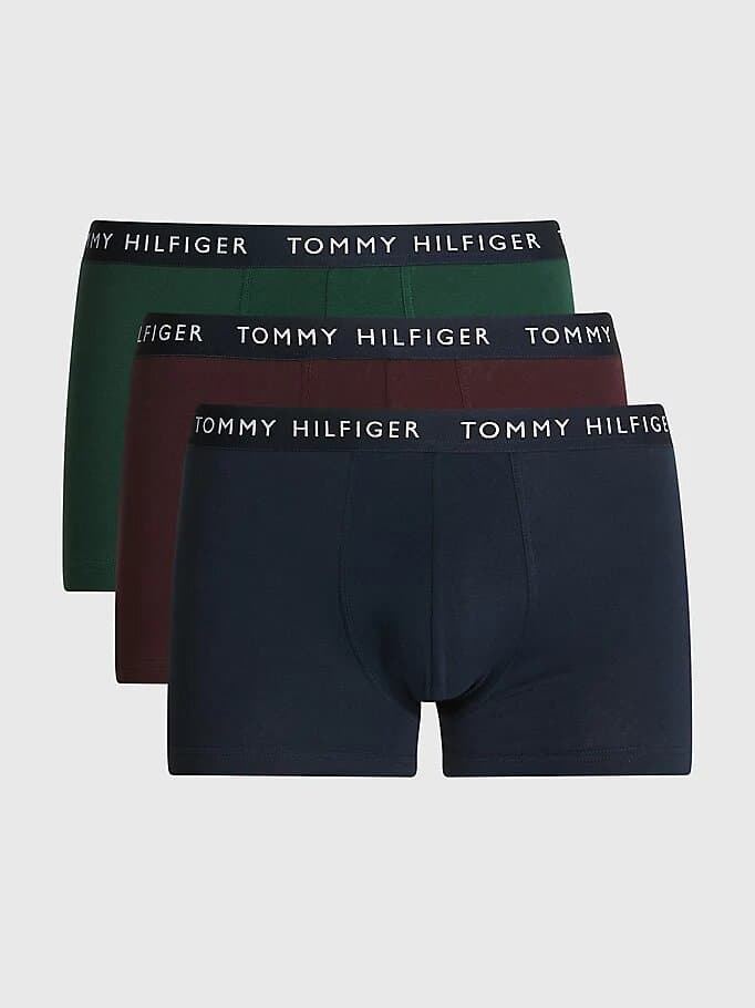 Pack 3 boxer TOMMY HILFIGER UM0UM022030UJ verde/azul/negro - Imagen 1