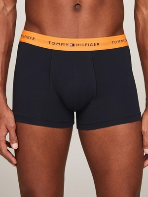 Pack 3 boxer Tommy Hilfiger UM0UM02763 0VH mid turq/orange/deep crim - Imagen 2