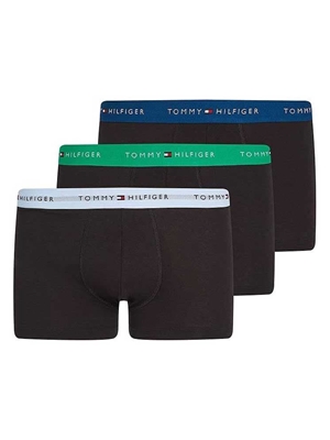 Pack 3 boxer Tommy Hilfiger UM0UM02763 0WS SWT BLU/PRIM GRN/DP IND - Imagen 1