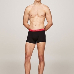 Pack 3 boxer Tommy Hilfiger UM0UM03438 0WH bright blue/black/deep crimson - Imagen 2