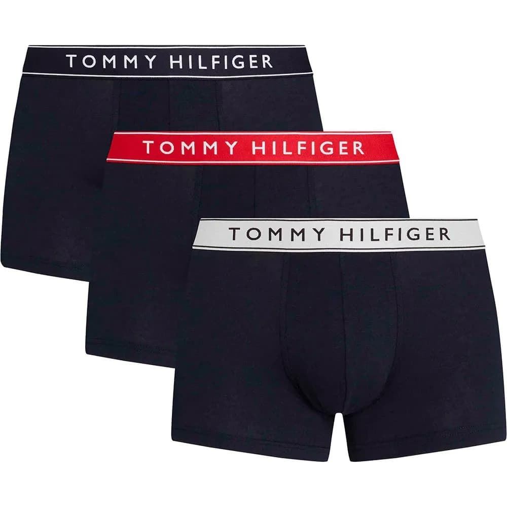 Pack 3 boxer TOMMY HILFIGER UM0UM03457 0VR dp brg/red red/prm rd - Imagen 1