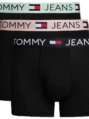 Pack 3 boxer Tommy Jeans UM0UM03289 0XF swt pch/opl grn/blck - Imagen 1