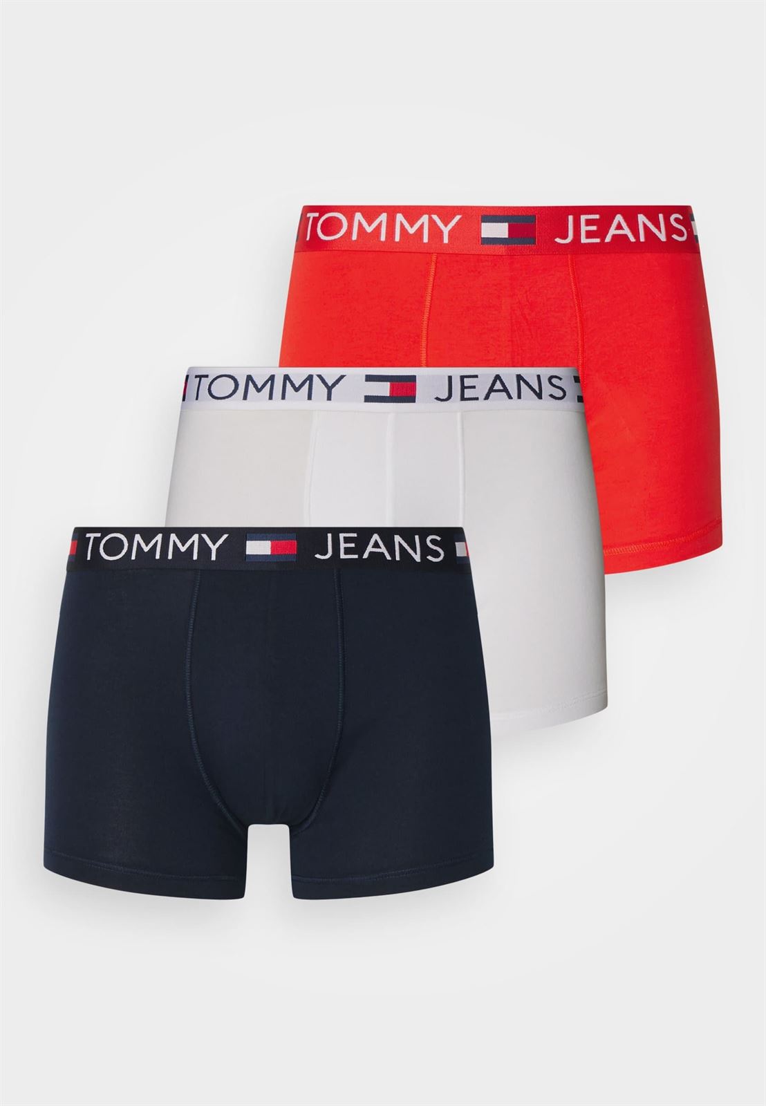 Pack 3 boxer Tommy Jeans UM0UM0329 0VC hot heat/wht/drk ngt navy - Imagen 1