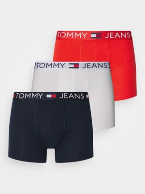 Pack 3 boxer Tommy Jeans UM0UM0329 0VC hot heat/wht/drk ngt navy - Imagen 1