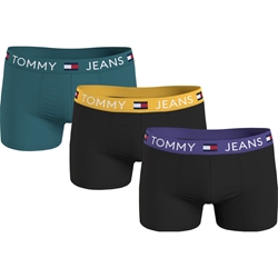 Pack 3 boxer Tommy Jeans UM0UM03290 0V8 tmlss teal/blk/blck - Imagen 1