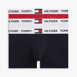 Pack 3 boxer TOMMY JEANS UM0UM03835 0WH medium red/white/navy blue - Imagen 1
