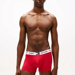 Pack 3 boxer TOMMY JEANS UM0UM03835 0WH medium red/white/navy blue - Imagen 2