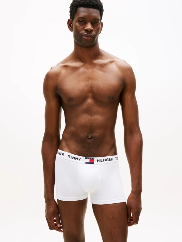 Pack 3 boxer TOMMY JEANS UM0UM03835 0WH medium red/white/navy blue - Imagen 3