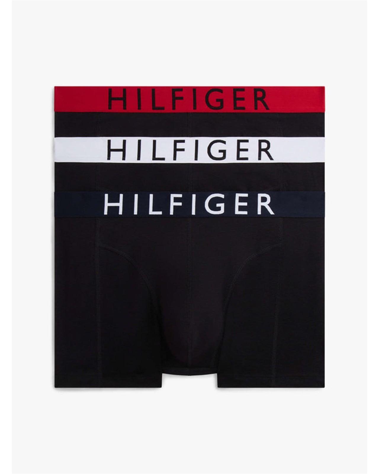 Pack 3 boxer TOMMY JEANS UM0UM03886 0SM med red/white/sky - Imagen 1