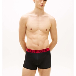 Pack 3 boxer TOMMY JEANS UM0UM03886 0SM med red/white/sky - Imagen 2