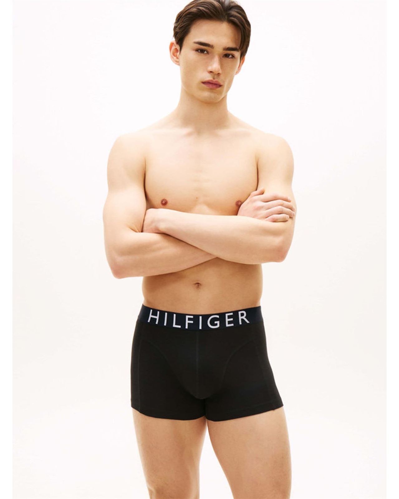 Pack 3 boxer TOMMY JEANS UM0UM03886 0SM med red/white/sky - Imagen 3