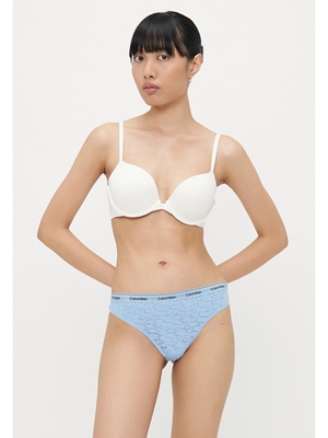 Pack 3 bragas brasileñas Calvin Klein 000QD5225E 324 SLATE TURQUOISE/ FROZEN FJORD/WHITE - Imagen 1