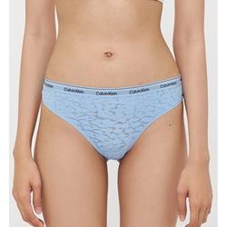 Pack 3 bragas brasileñas Calvin Klein 000QD5225E 324 SLATE TURQUOISE/ FROZEN FJORD/WHITE - Imagen 2