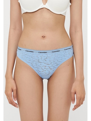 Pack 3 bragas brasileñas Calvin Klein 000QD5225E 324 SLATE TURQUOISE/ FROZEN FJORD/WHITE - Imagen 2