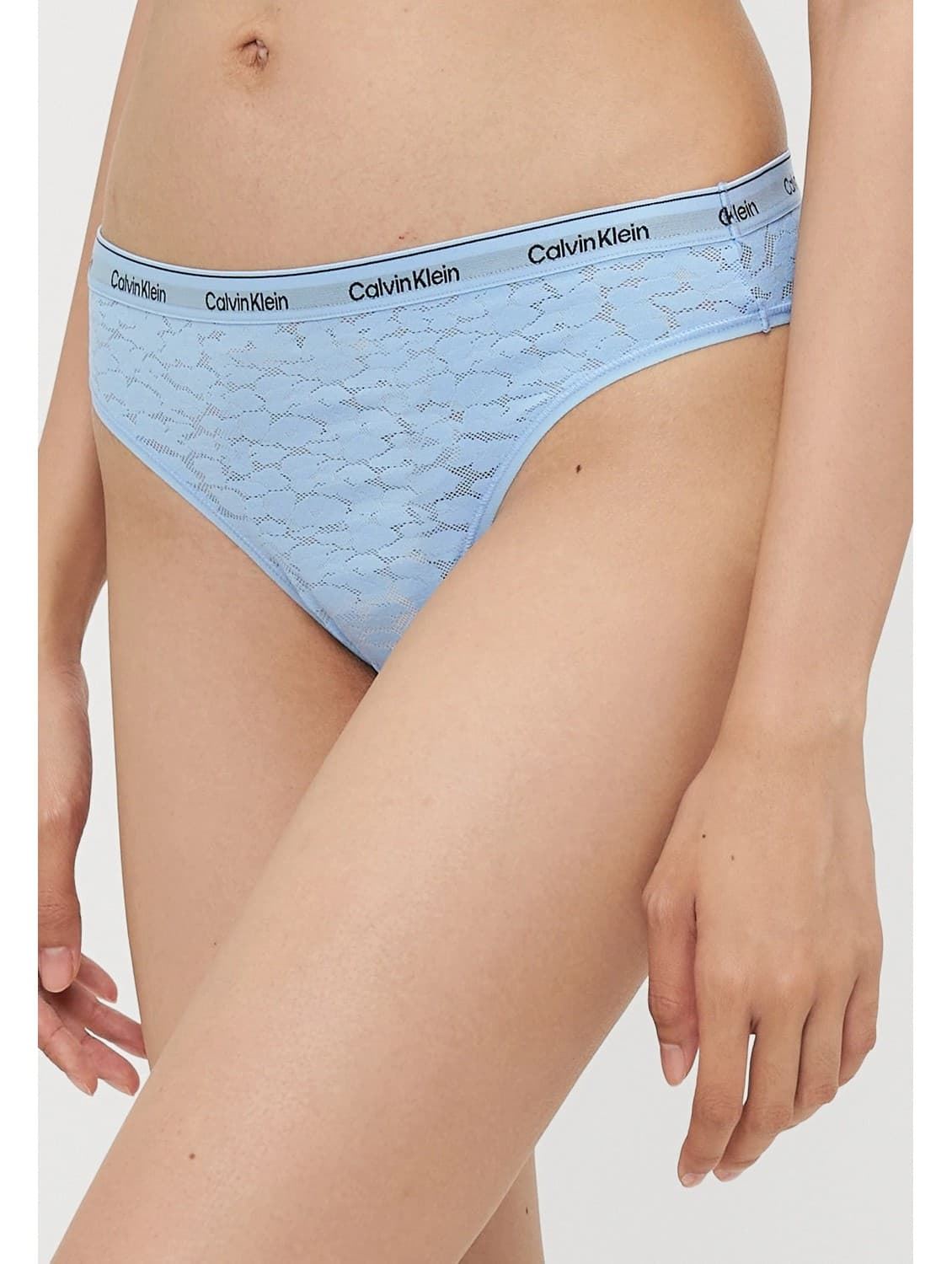 Pack 3 bragas brasileñas Calvin Klein 000QD5225E 324 SLATE TURQUOISE/ FROZEN FJORD/WHITE - Imagen 4