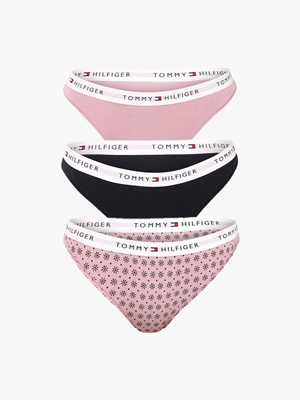 Pack 3 bragas Tommy Jeans UW0UW05529 0WI mys orc/daisy/des sky - Imagen 1