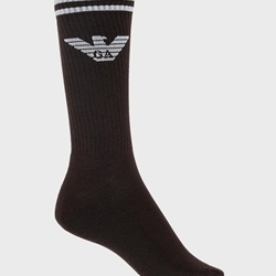 Pack 3 Calcetines Chocolate/Fungi/White Emporio Armani EM000554 AF18261 M6140 - Imagen 2