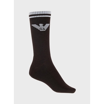 Pack 3 Calcetines Chocolate/Fungi/White Emporio Armani EM000554 AF18261 M6140 - Imagen 2