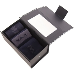Pack 3 calcetines Emporio Armani 302402 3F283 13949  antra rgh/mari/mari - Imagen 2