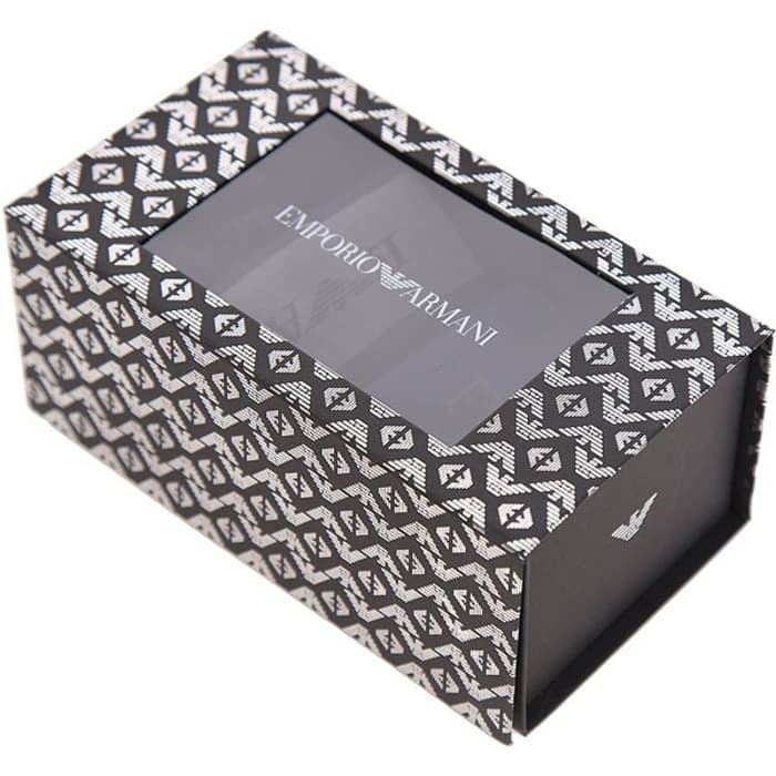 Pack 3 calcetines Emporio Armani 302402 3F283 13949  antra rgh/mari/mari - Imagen 3