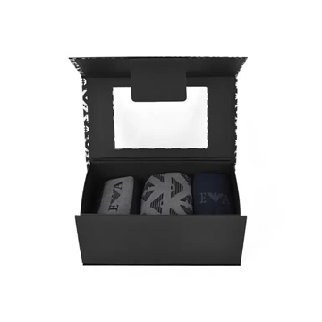 Pack 3 Calcetines Emporio Armani 302402 3F283 14139 antra aqui/mari/mari - Imagen 2