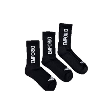 Pack 3 calcetines Emporio Armani 303133 4R300 00120 nero - Imagen 2