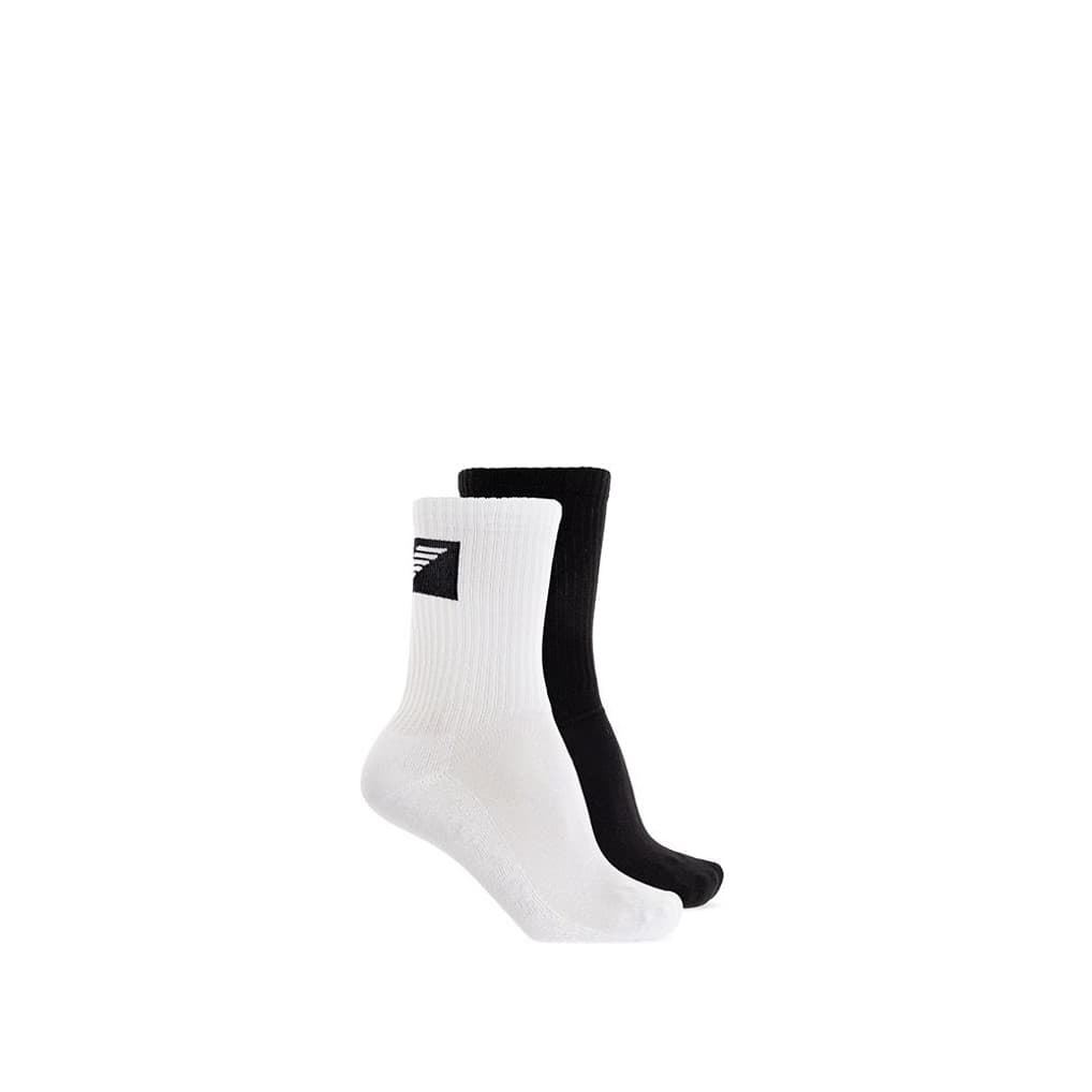 Pack 3 Calcetines Emporio Armani Black & White EM000554 AF18263 M0154 - Imagen 1