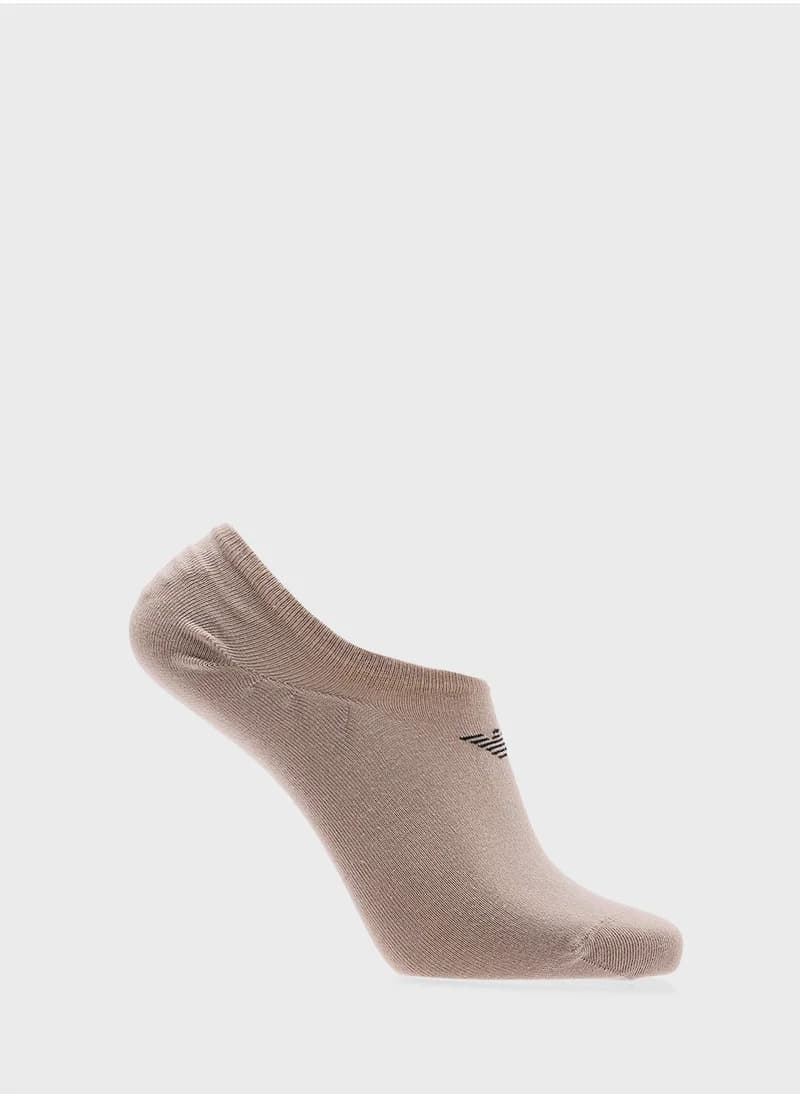 Pack 3 calcetines Emporio Armani EM000547 AF13202 M1042 plaza/black allover/black - Imagen 4