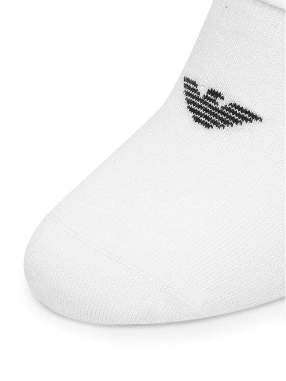 Pack 3 calcetines Emporio Armani EM000548 AF14446 M0066 BLANCO - Imagen 4