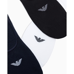 Pack 3 calcetines Emporio Armani EM000548 AF14446 M0091 white/black/marine - Imagen 2