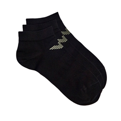 Pack 3 calcetines Emporio Armani EM000550 AF12271 M0066 black/black/black - Imagen 1