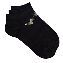 Pack 3 calcetines Emporio Armani EM000550 AF12271 M0066 black/black/black - Imagen 1